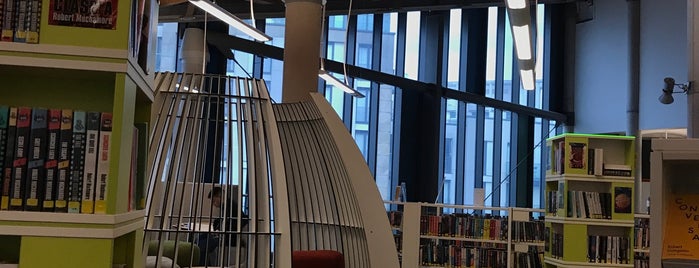 Cardiff Central Library is one of UK 2017.