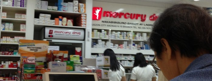 Mercury Drug is one of Tempat yang Disukai Gerald Bon.