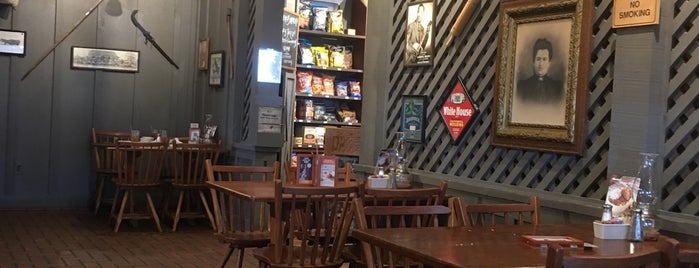 Cracker Barrel Old Country Store is one of Top 10 restaurants when money is no object.