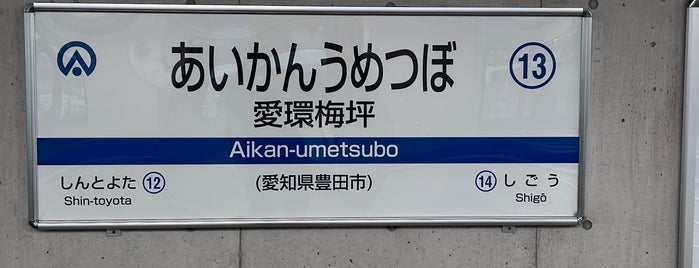 Aikan-Umetsubo Station is one of 愛知環状鉄道.