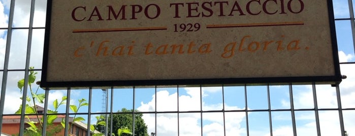 Campo Testaccio is one of Tempat yang Disukai Fabio.