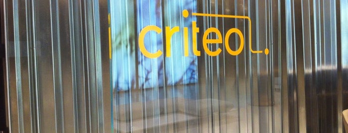 Criteo is one of Lieux sauvegardés par Rodolphe.