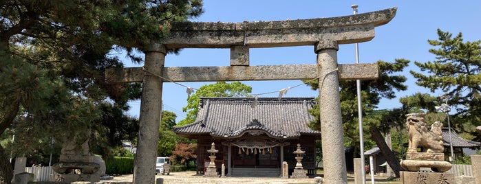 弓削神社 is one of JPN45-RL.