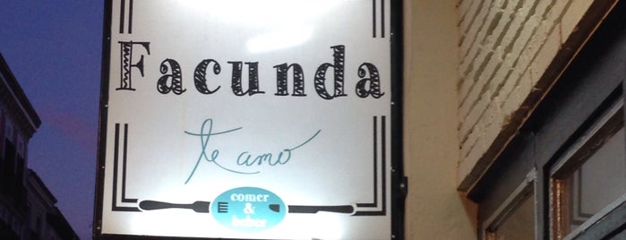 Facunda Taberna & Cocktails is one of Café Madrid.