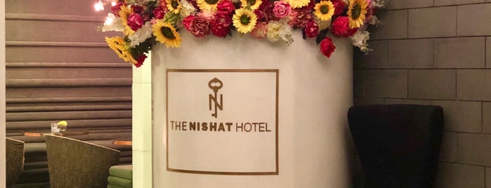 The Nishat Hotel is one of Where I slept.