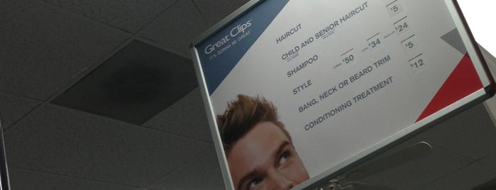Great Clips is one of Mark : понравившиеся места.