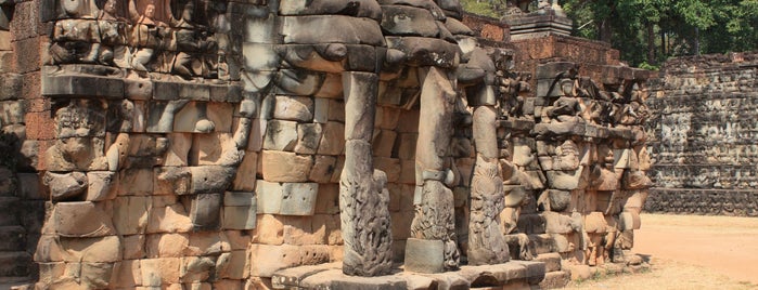 Terrace of the Elephants is one of World Heritage.