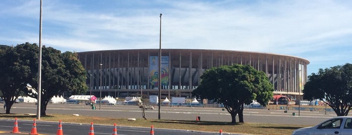 Estádio Nacional de Brasília Mané Garrincha is one of World Heritage.