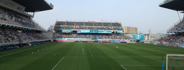 Ekimae Real Estate Stadium is one of Soccer Stadium.
