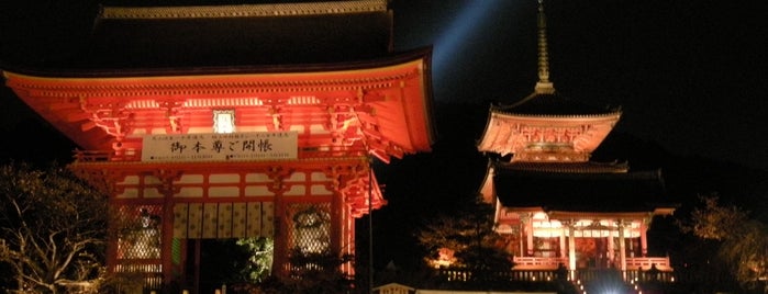 Kiyomizu-dera Temple is one of World Heritage.