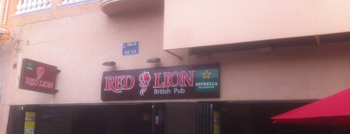 Red Lion British Pub is one of Spain holiday.
