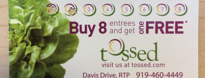 Tossed is one of Restaurants Part 2.