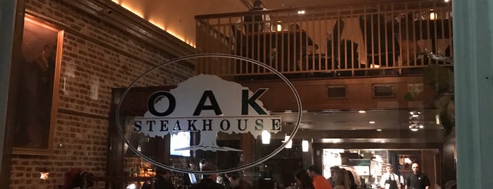 Oak Steakhouse is one of Charleston.