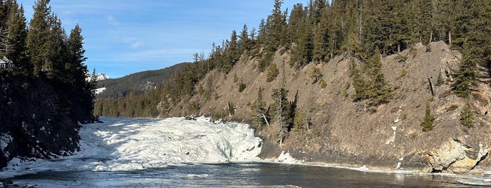 Bow Falls is one of Banff, Jasper & Glacier National Park 🏔.