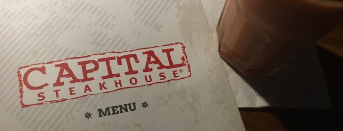 Capital Steak House is one of Restaurantes.