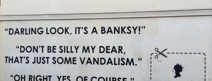 Banksy "The Queen's diamond Jubilee" is one of My London tips!.