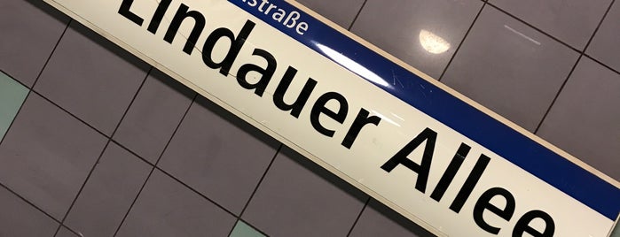 U Lindauer Allee is one of Berlin U-Bahn line 8 (U8).