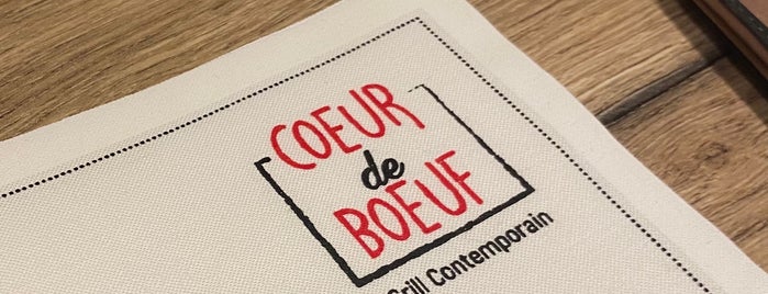 Coeur De Boeuf is one of Resto's.