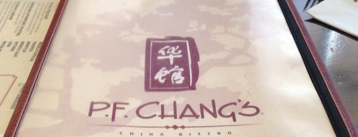 P.F. Chang's Asian Restaurant is one of my places.