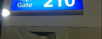 Gate 210 is one of İstanbul Atatürk Airport.