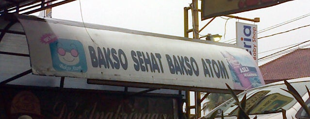 Baso Sehat Baso Atom is one of Top 10 dinner spots in Bogor, Indonesia.
