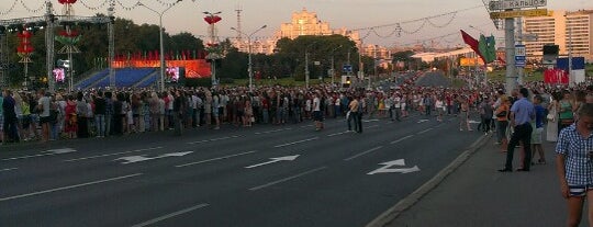 Остановка «Проспект Победителей» is one of Минск: автобусные/троллейбусные остановки.