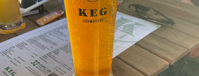 KEG Sörművház is one of Locais curtidos por Gergely.