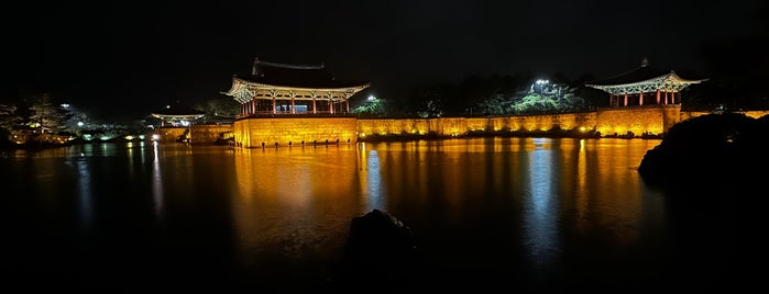 Donggung Palace and Wolji Pond in Gyeongju is one of South-Korea.