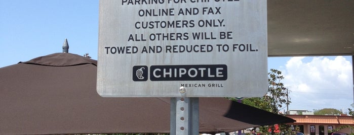 Chipotle Mexican Grill is one of 0 Saras Bar/Restaurants.