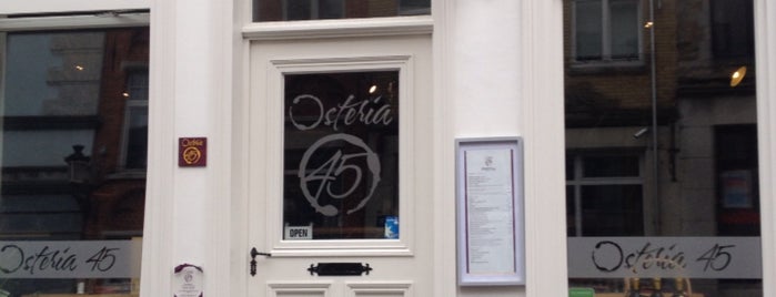 Osteria 45 is one of Food @ Bruges.
