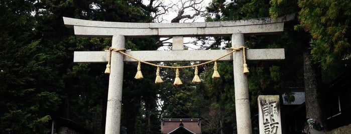 諏訪大社 下社 春宮 is one of 東方元ネタ.