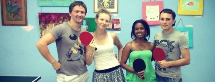 Ping-pong club Master is one of สถานที่ที่บันทึกไว้ของ Darya.