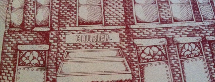 The Courier Cafe is one of Urbana, rural.