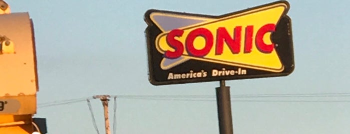SONIC Drive In is one of Favorite places.