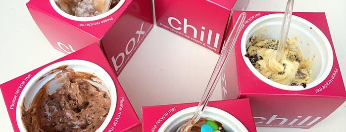 chillbox frozen yogurt is one of Lugares favoritos de Dimitra.