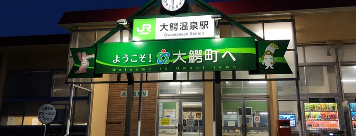 Ōwanionsen Station is one of JR 키타토호쿠지방역 (JR 北東北地方の駅).