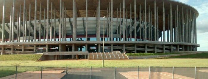 Estádio Nacional de Brasília Mané Garrincha is one of Brasilia, Brazil.