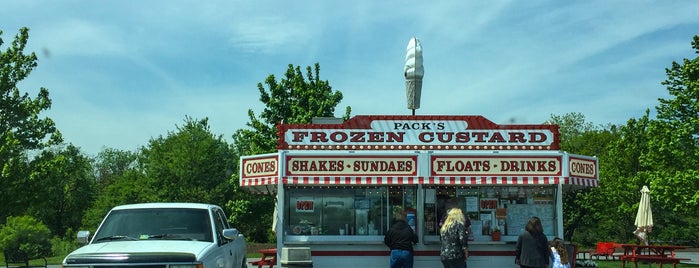 Pack's Frozen Custard is one of Local Virginia Ice Cream Places.