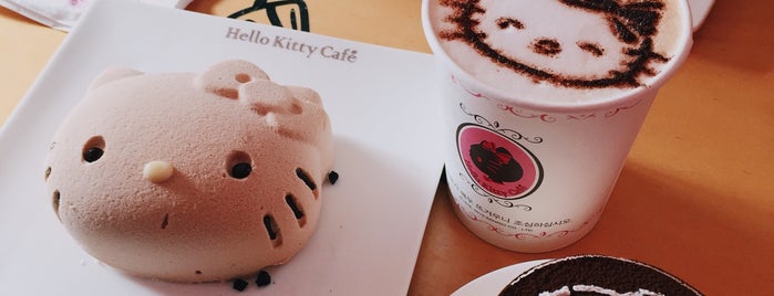 Hello Kitty Cafe is one of 홍대.