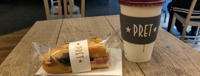 Pret A Manger is one of The 15 Best Places for Roast Beef Sandwiches in New York City.