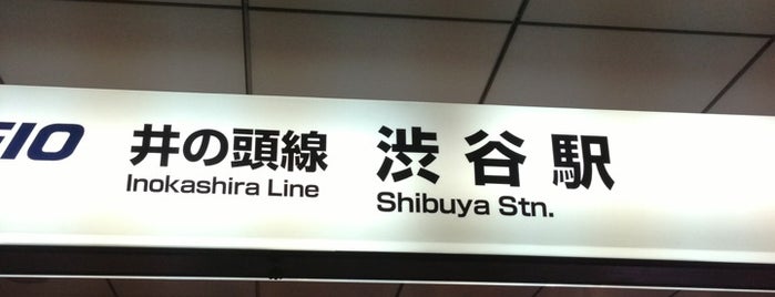 Inokashira Line Shibuya Station (IN01) is one of The stations I visited.