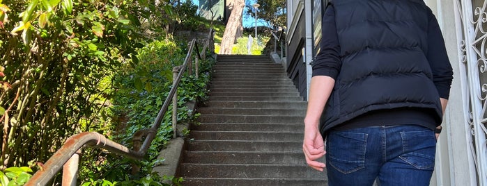 Green Pl West Steps is one of Stairs of San Francisco.