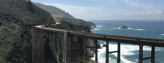 Bixby Bridge is one of CA road trip.