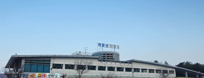 Deogyusan Service Area - Tongyeong-bound is one of 부유했던.