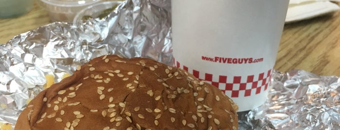 Five Guys is one of To Do List.