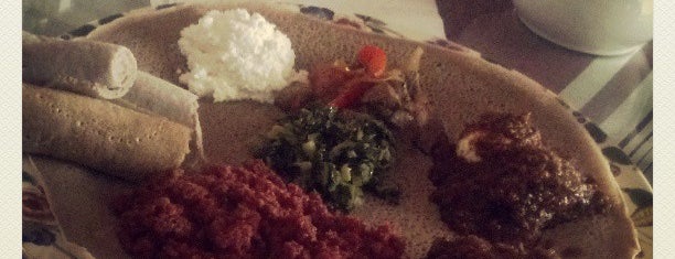 Blue Nile Ethiopian Restaurant is one of Oklahoma City / Norman area vegan options.