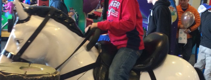 Chuck E. Cheese's is one of fun.