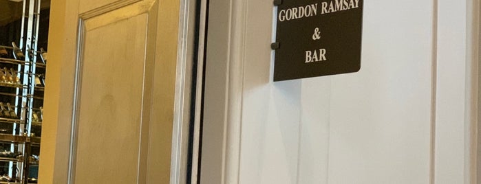 Gordon Ramsay au Trianon is one of Mis restaurantes.