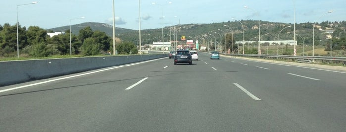 Εθνική Οδός Αθηνών-Λαμίας - Αυτοκινητόδρομος ΠΑΘΕ (A1/Ε75) is one of Apostolos'un Beğendiği Mekanlar.
