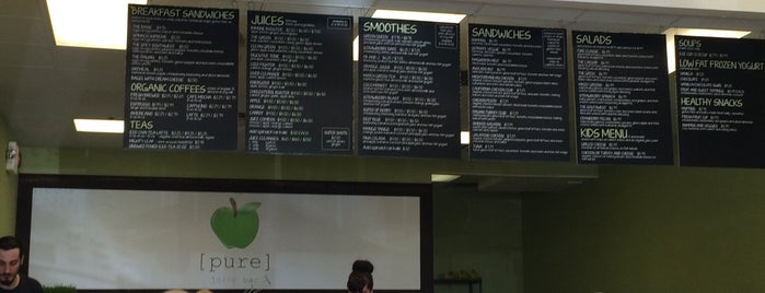 Pure Health Lounge is one of Juice bars.